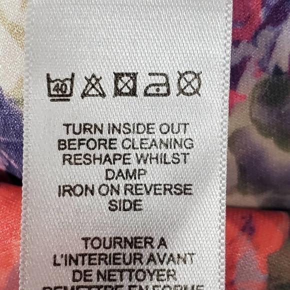 ASOS Maternity Floral Sleeveless Sundress A-Line Skater Dress Purple Size 2 - Picture 8 of 10